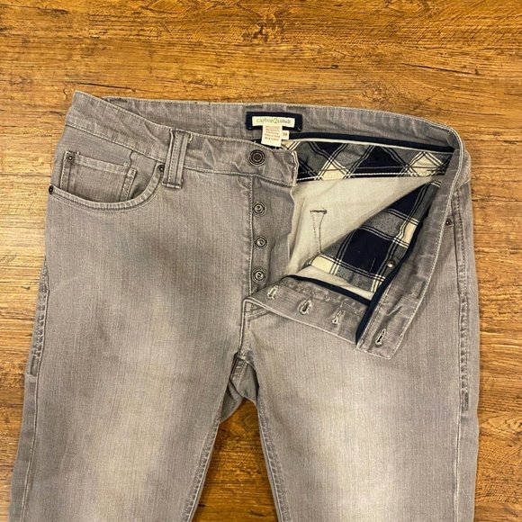 Carbon2Cobalt Gray Casual Button Fly Denim‎ Jeans Pants Trousers  Men's Sz 30x31 - Picture 4 of 10